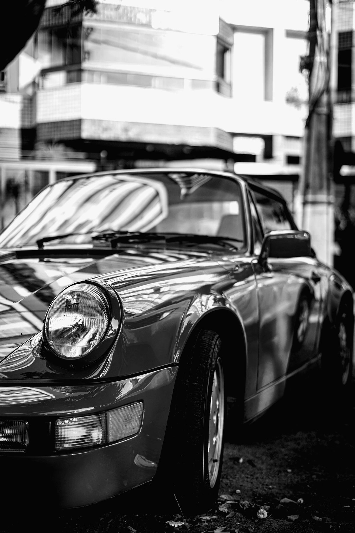 A classic 911, front